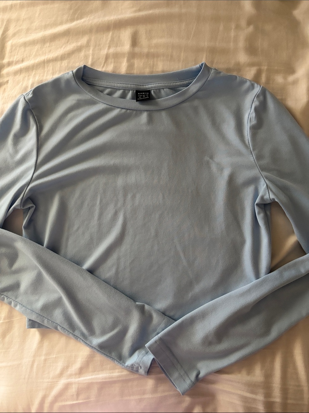 SHEIN cropped long sleeve tee XS